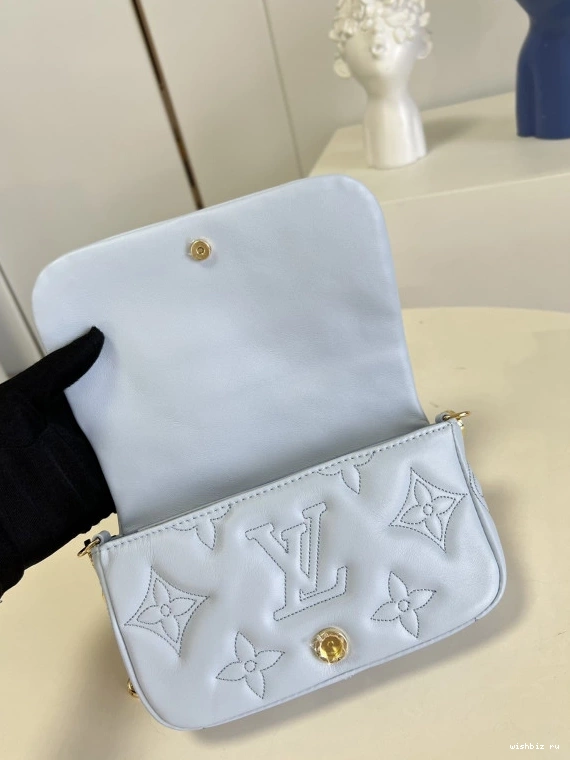 WIS VUITTON BUBBLEGRAM ON STRAP LOUIS WALLET 0111